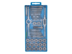 2026velora-kit De Brocas E Matrizes De Aço Alto Carbono Com Chave Manual, Fio Fino, 40 Peças