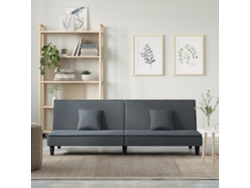 Sofá Cama | Sofá De Salón | Sofá De Descanso De Terciopelo Gris Oscuro