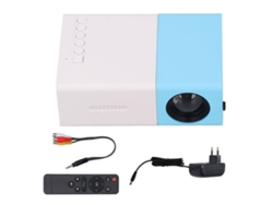 Proyector LED USB USB HD 1080p Aetheria con control remoto para cine en casa y al aire libre - Azul y blanco