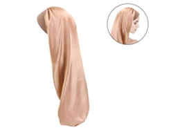 Toalla JEIIBRZUI Gorro Largo Satén Dorado (Talla Única)