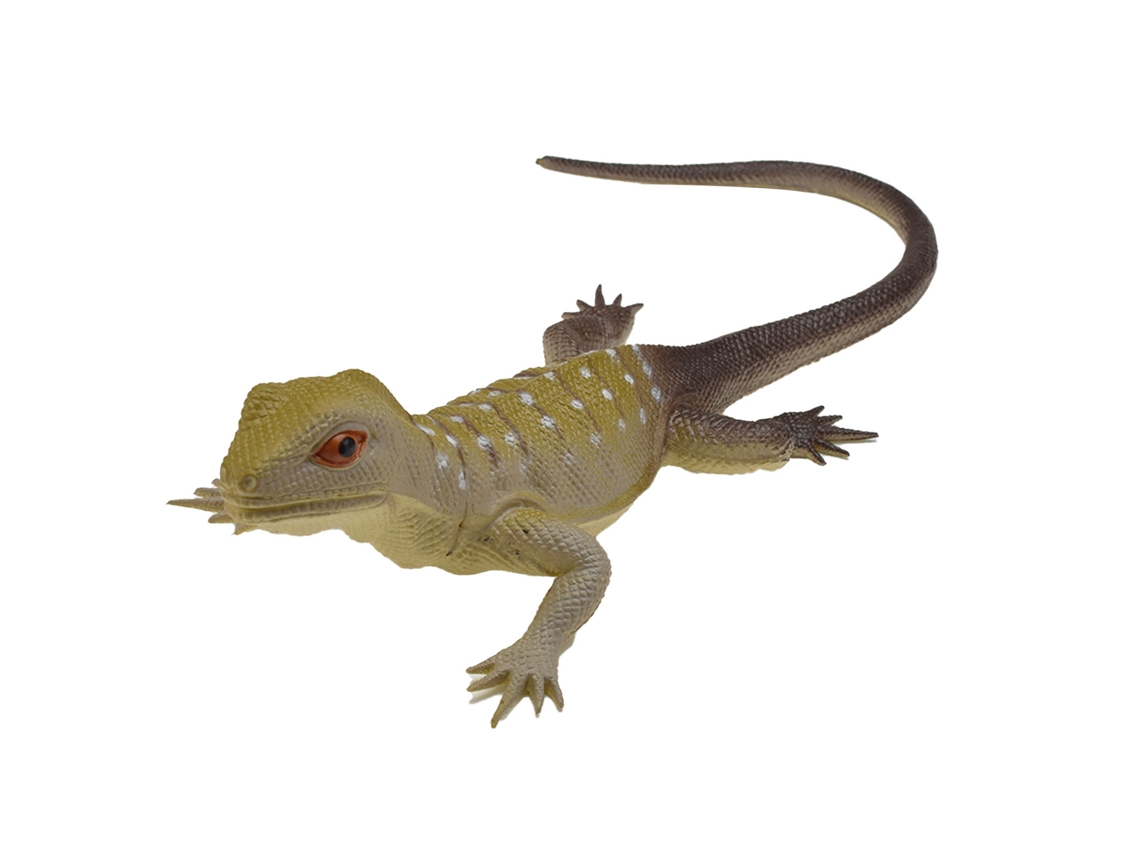 Juguete De Lagarto Realista Con Silbato Squeeze Sonido Divertido Broma Reptil Decompresión Gris