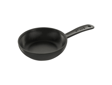 Pans Sartén 16 cm, Hierro fundido, Negro STAUB