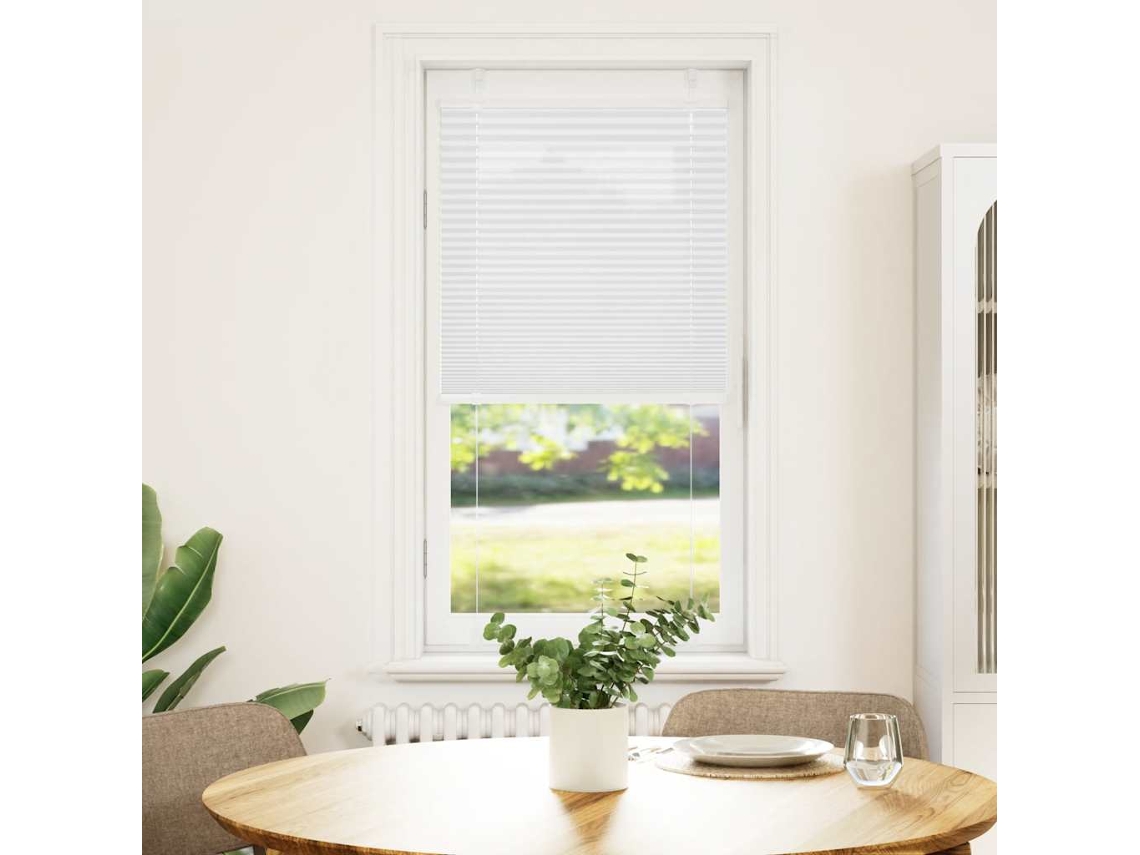 Maison Exclusive - Estor Plisado Blanco 60x150 Cm Tela Ancho 59,4 Cm Poliéster