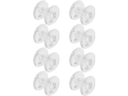 8 Carrete Resistente Cortina Plástico, Piezas Diseño