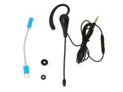 Auriculares Mono Con Micrófono, Con Cable, Cancelación De Ruido, Ligeros, Para Centro De Llamadas/oficina, Tipo C.