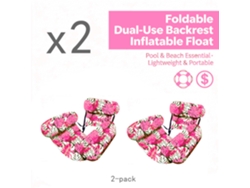 Flotador De Natación Chrui Red Y Silla 2 En 1 Para Adultos (rosa)