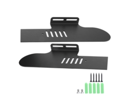 Soporte De Pared Ajustable De Metal Para Altavoz Inalámbrico De Tv Con Accesorios De Instalación.