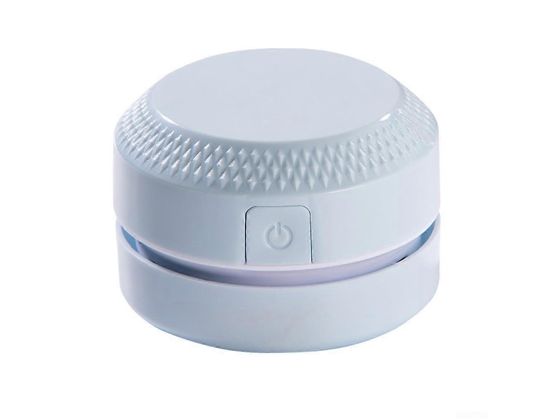 Miniaspiradora de escritorio recargable por USB con succión de 360 ​​grados, inalámbrica, azul. Nostalgia88