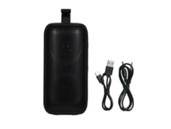 Caixa De Som Portátil A85 Rgb Com Conexão Rápida Bt 5.2 Bateria 3000mah 2-4h Reprodução Duas Horns 360° Campo Sonoro