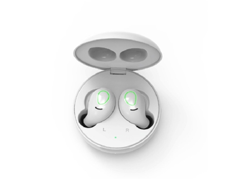 Auriculares Bluetooth True Wireless Soporte Macaron Candy Color S9- Hifi Stereo V5.0 Blanco