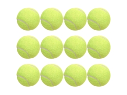 Paquete De 12 Pelotas De Tenis Para Entrenamiento Y Combinación Con Presión Constante.