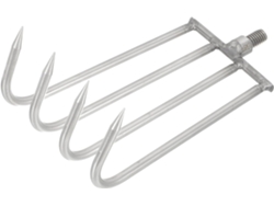 Kichouse 4-zinger Rastrillo De Acero Inoxidable Para Maleza Acuática, Para Estanques Y Pesca. Herramienta Para Eliminar