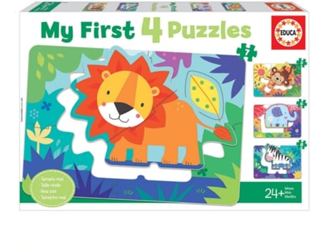 Puzzle EDUCA My First Puzzles Animales de la Selva 5-6-7-8 (Edad Mínima: 2 Años - 5-8 Piezas)