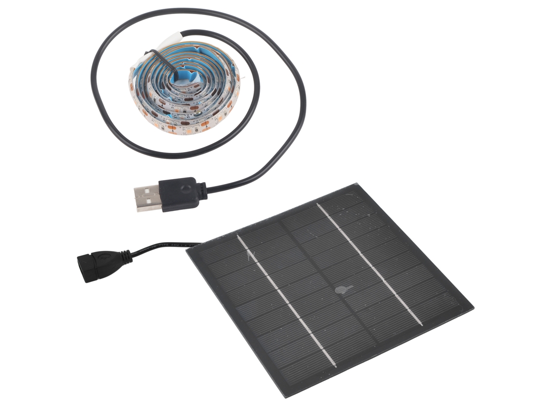 Tira De Luz Led Solar De 5 W Para Plantas, Alto Flujo Luminoso, Promueve El Crecimiento, 1 Metro