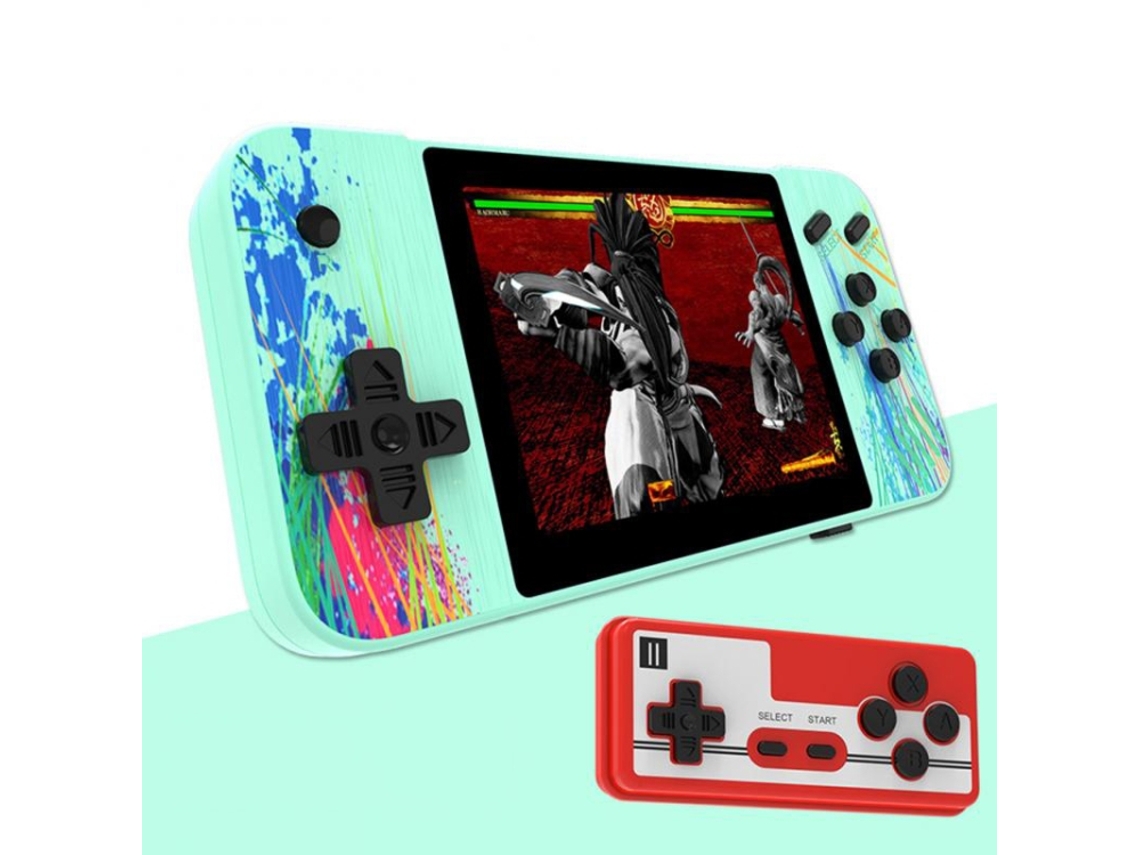 Consola de juegos portátil G3 - Pantalla de 3,5 pulgadas - 800 juegos integrados - Para dos jugadores