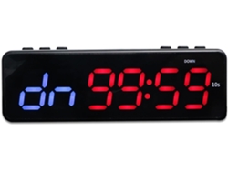 Reloj Digital Led Extragrande, Temporizador De Gimnasio, Temporizador De Intervalos 1