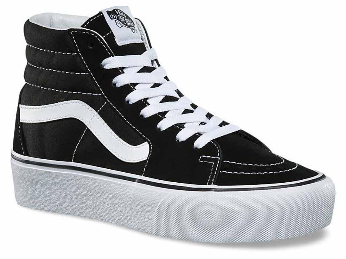 Vans sk8 top hi platform mujer