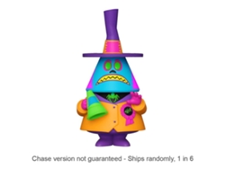 La figura Funko de Tnbc Mayor Black Light Vinyl Soda Chase se envía 1 en 6 LA PESADILLA ANTES DE NAVIDAD