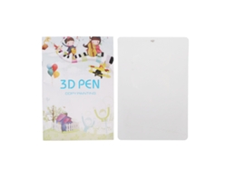 Papel De Dibujo Para Impresora 3d Con 40 Plantillas, 20 Hojas Para Lápiz 3d Niños Y Equipos