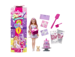 Barbie Party Reveal, muñeca azul con sorpresas
