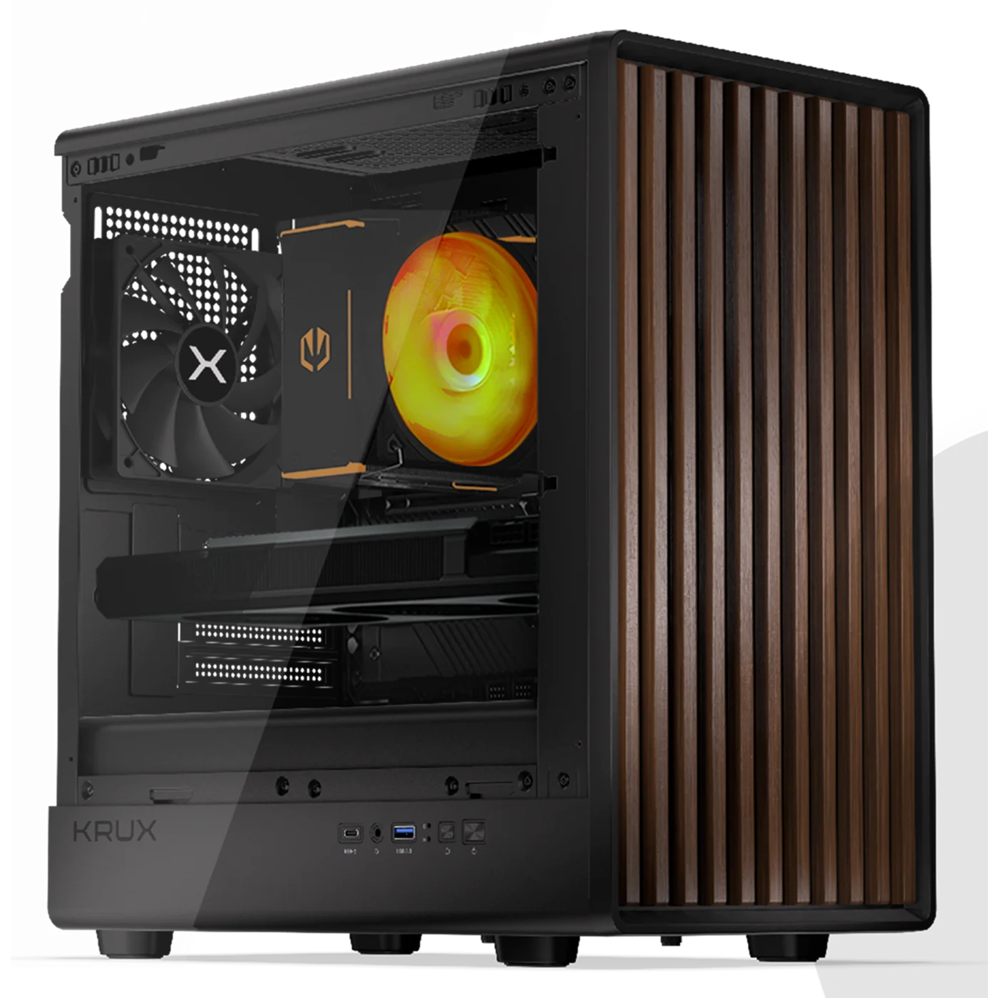 Vist Wood Ryzen 7 5700x Rx 9060 Xt 32gb Ssd 1tb Wifi W11