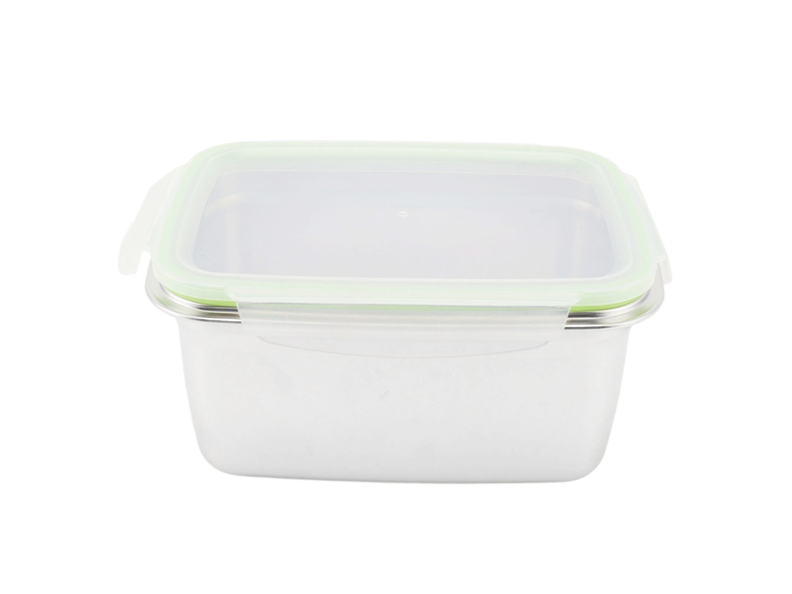 Fiambrera bento de acero inoxidable, 2800 ml, a prueba de fugas | Sin marca