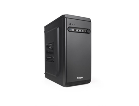 TOOQ Caja Minitorre Micro-Atx Negra