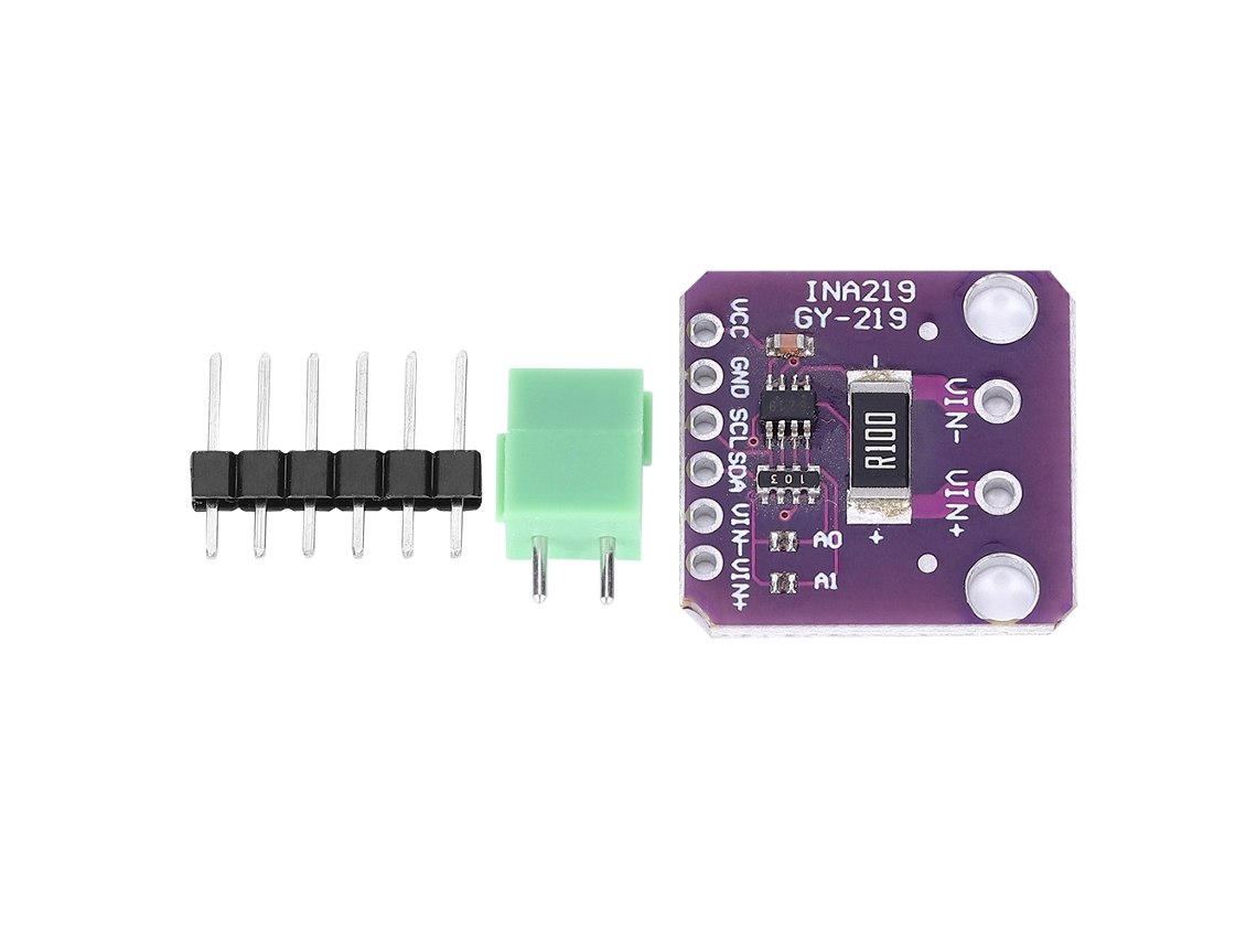 Módulo Sensor De Corriente Digital De Alta Precisión Gy Ina219 Con Conector De Pines