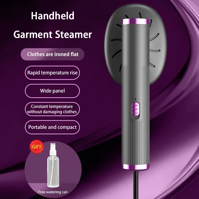 (gris) Plancha De Vapor De Mano, Interfaz Usb, Calentamiento Rápido