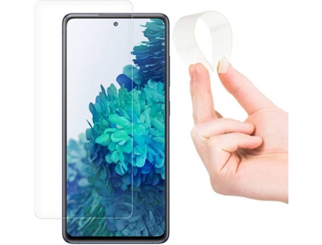 Protector Cristal Templado Samsung Galaxy A72 5G LMOBILE Flexi Glass Transparente