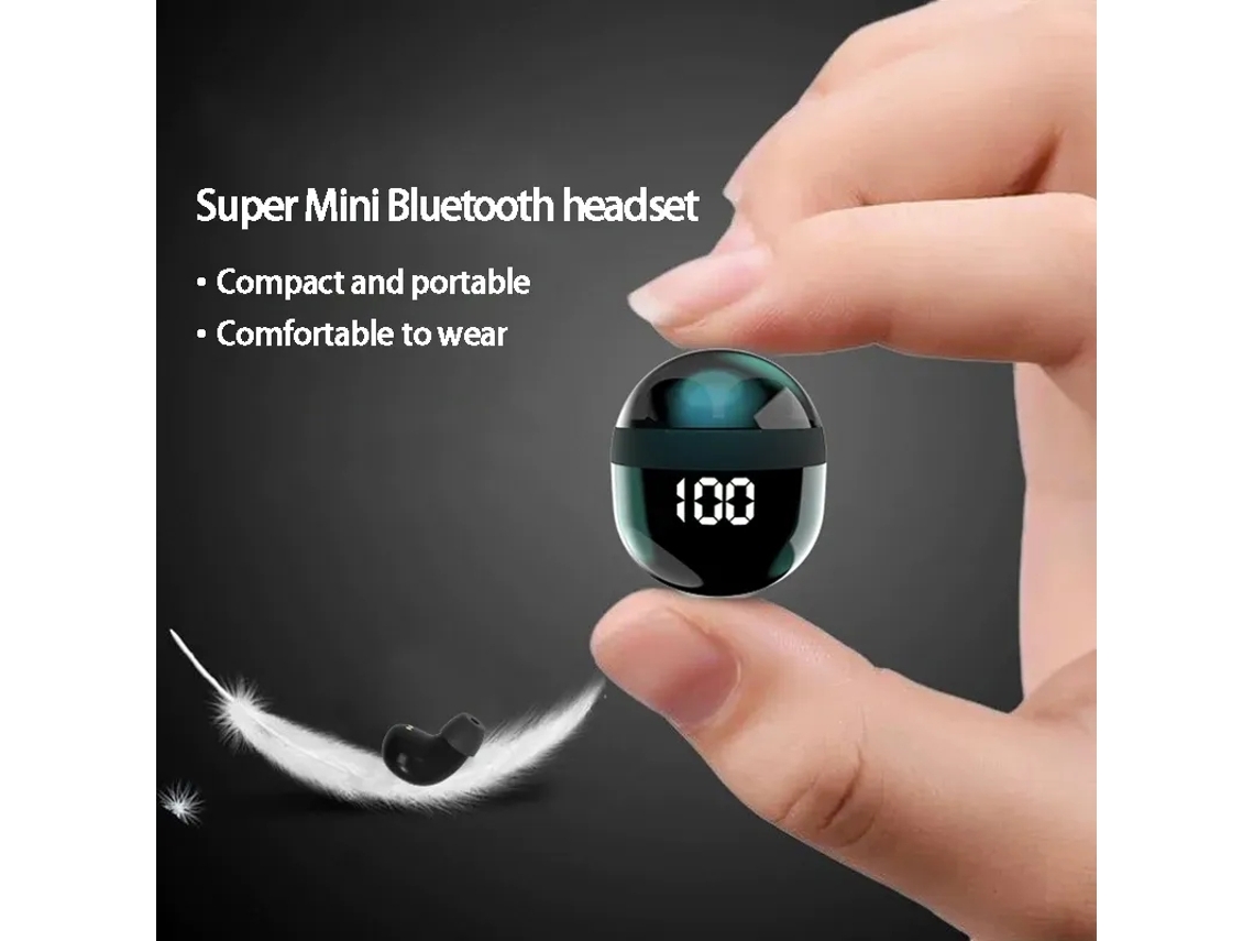 Auriculares Bajos, Auriculares Inalámbricos Bluetooth Tws, Auriculares Táctiles Inteligentes Con Micrófono NICECEE