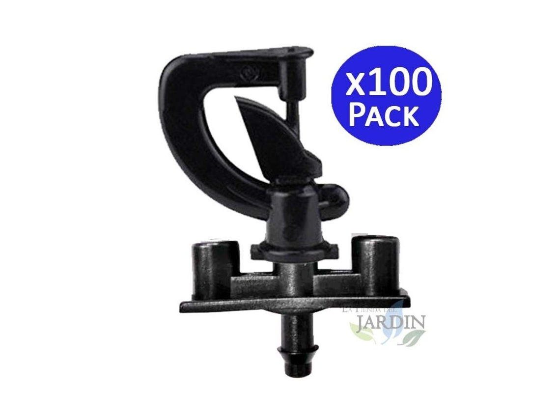 Microaspersor de Riego Bailarina Invertida 360º Radio 2 a 2,5 M Pack 100 SUINGA