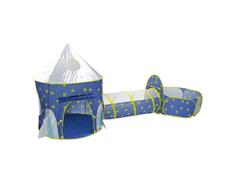 Niño Túnel Nave Espacial 3 En 1 Tienda de Campaña Juego de La Casa 3 Piezas