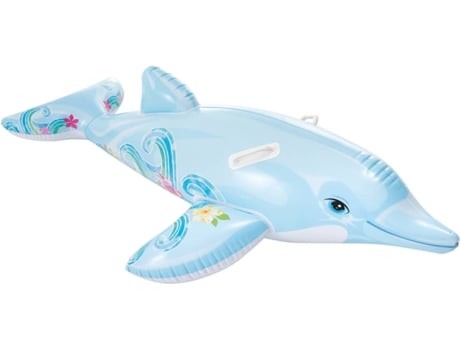 Flotador INTEX Delfín Azul (Vinilo - 175x66 cm)