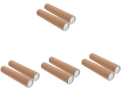Juego De 4 Tubos De Cartón Y Papel Para El Envío Y Almacenamiento Seguro De Pósteres (2 Unidades)