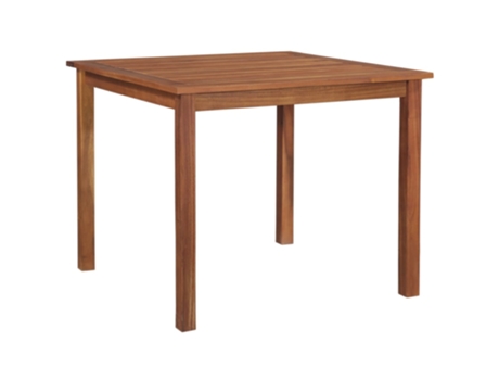 MAISON EXCLUSIVE Mesa de jardín madera maciza de acacia 85x85x74 cm