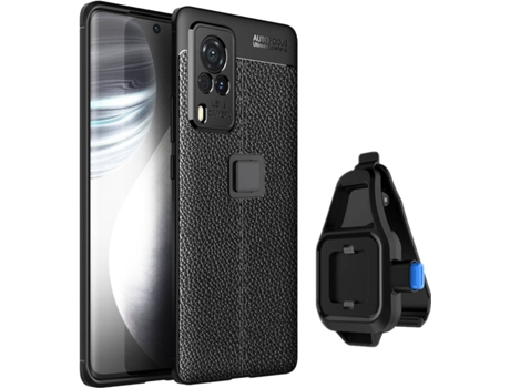 Funda + Soporte de Cintura Vivo X60 Pro Rugged Leather Negro