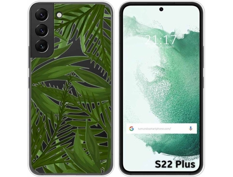 Carcasa Samsung Galaxy S22 Plus 5G TUMUNDOSMARTPHONE Dibujos Transparente Jungla Multicolor