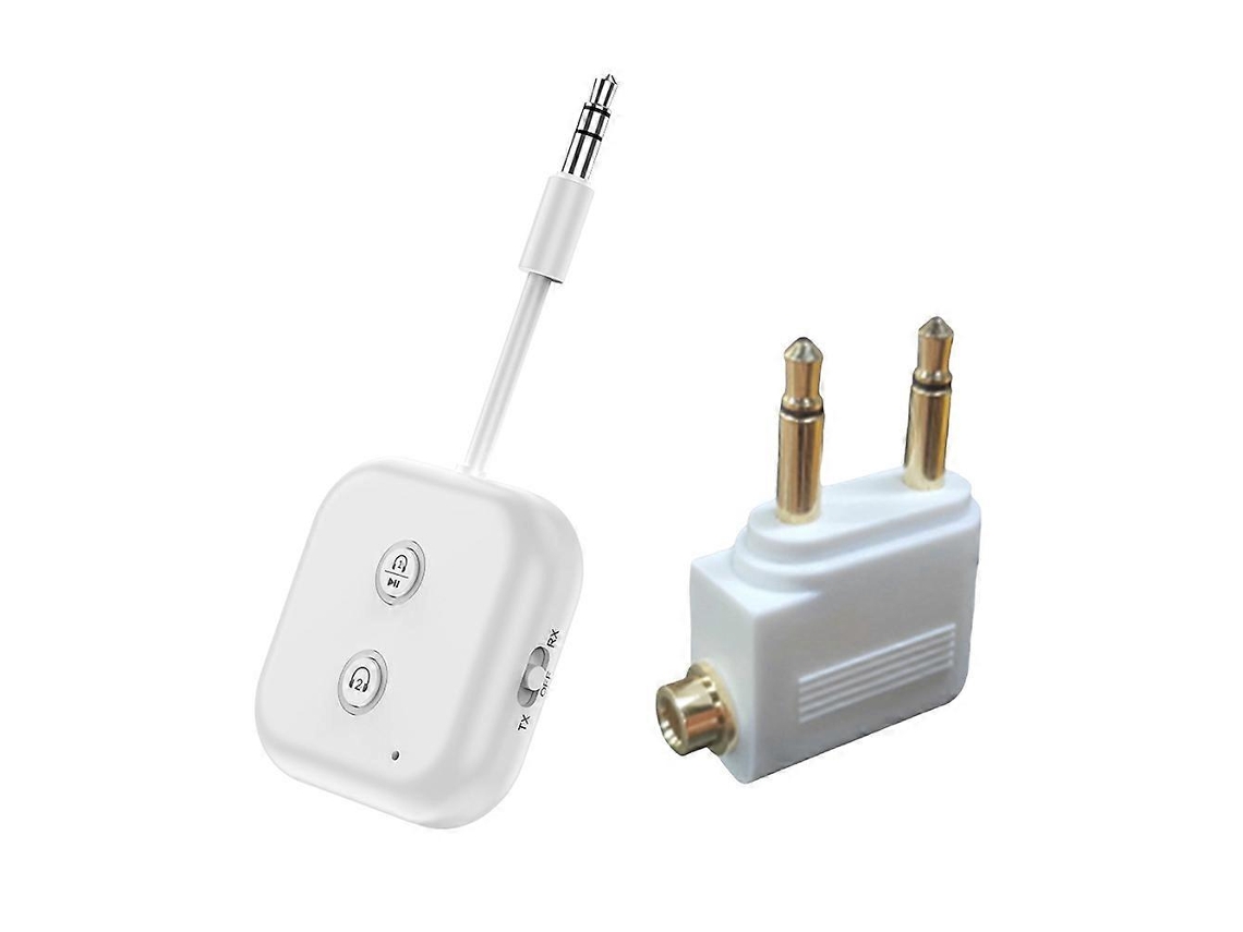 Transmisor y receptor de audio estéreo auxiliar de 3,5 mm, adaptador inalámbrico Rosewell