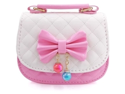 Mochila de princesa sin marca, modelo 2026, para niñas, con lazos y cartera de piel suave, ideal para viajes y fiestas.