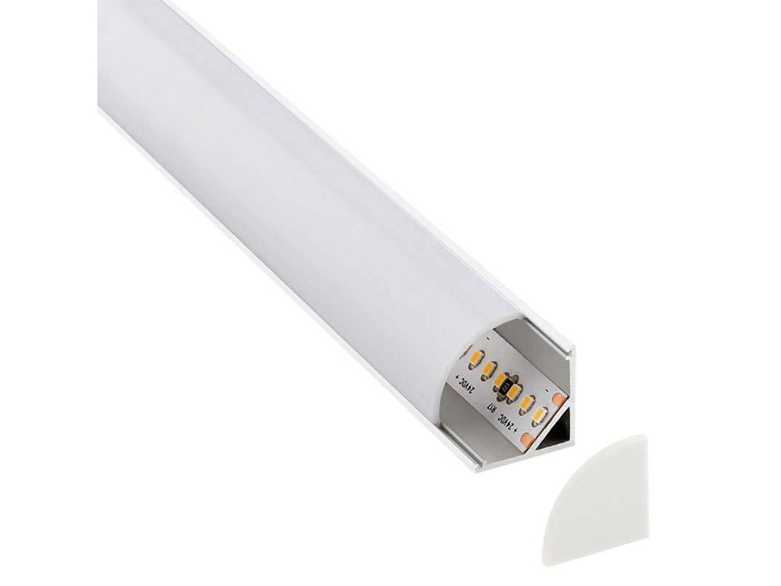 Perfil Aluminio Kork-Mini Para Tiras Led 2 Metros LEDBOX