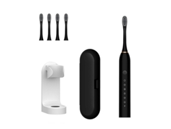 Cepillo de Dientes Eléctrico HHZ Ultrasónico 4 Cabezales Porta Maletas