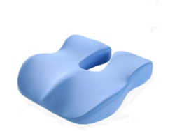Almofada De Assento Em Espuma Viscoelástica Eifson Para Aliviar Lesões No Cóccix E Oferecer Suporte Para As Costas (azul)