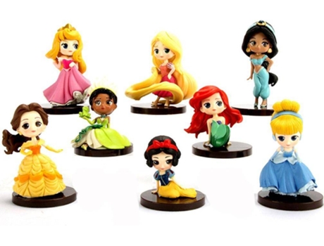 Set de Figuras OEM Princesas Disney (8 unidades - 8 cm)