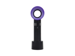 Ventilador USB portátil creativo sin aspas (negro)