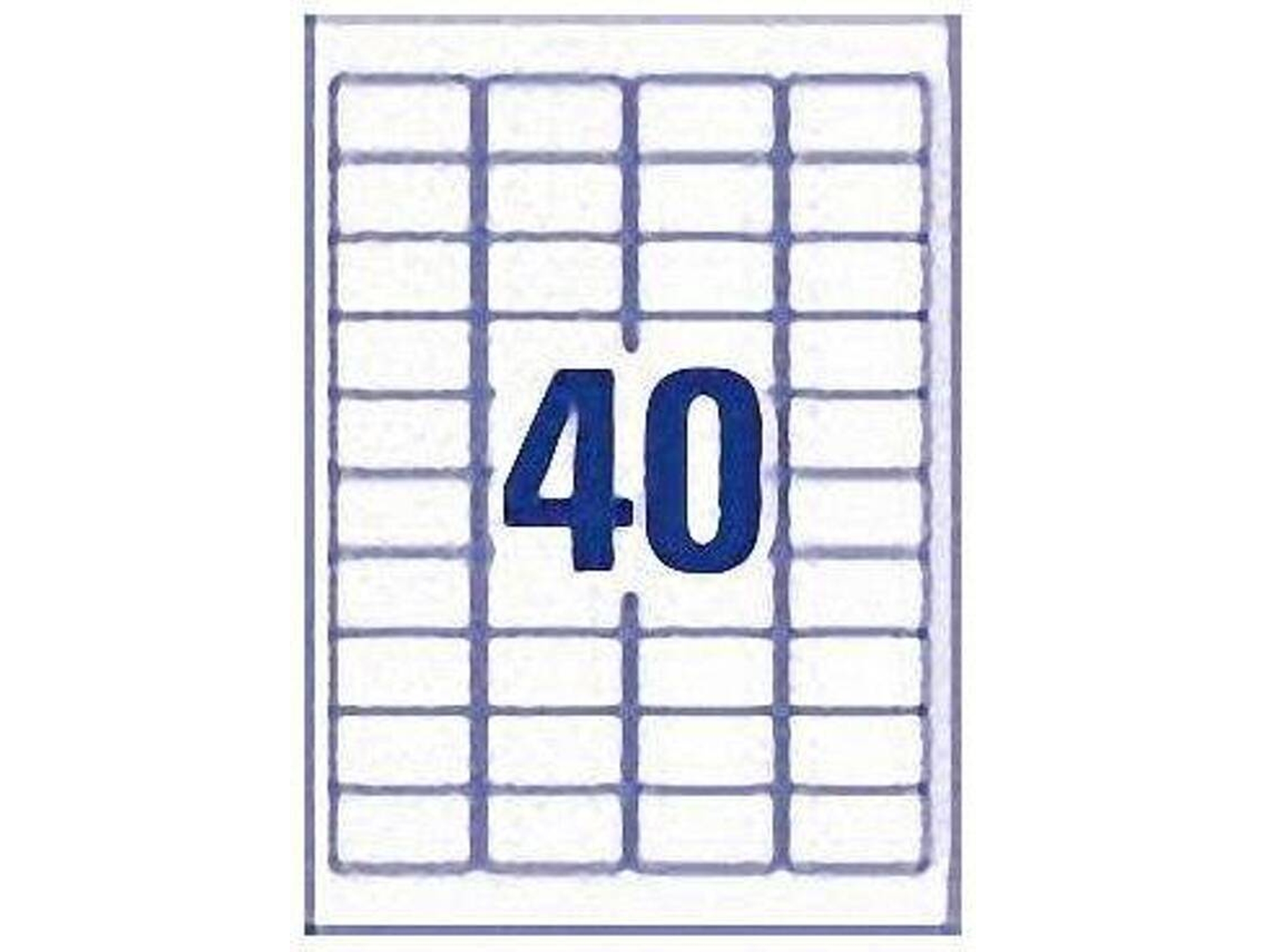 Etiquetas AVERY L6012 (Blanco)