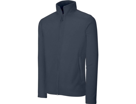 Chaqueta para Hombre KARIBAN Micropolar Zip Gris para Outdoor (XXL)