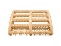 Rodillo De Masaje Doble De Madera Para Pies, Alivio Del Dolor Plantar, Fascitis Plantar Y Estrés.