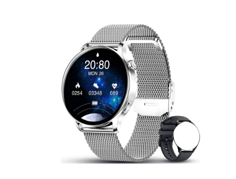 Smartwatches BISBISOUS Ak37/211-Xw3 Mujer Bluetooth Llamada Impermeable Ip67 Plata