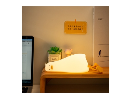 Luz Nocturna Infantil con Pato Lámpara Táctil Regulable y Recargable USB XIMU